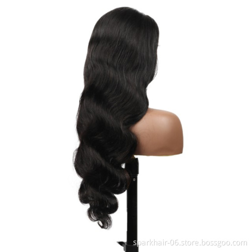 Cheap Wholesale Body Wave 100% Brazilian Human Hair Lace Wig 13x6 4x4 Transparent Frontal Closure Film Thin HD Lace Front Wig